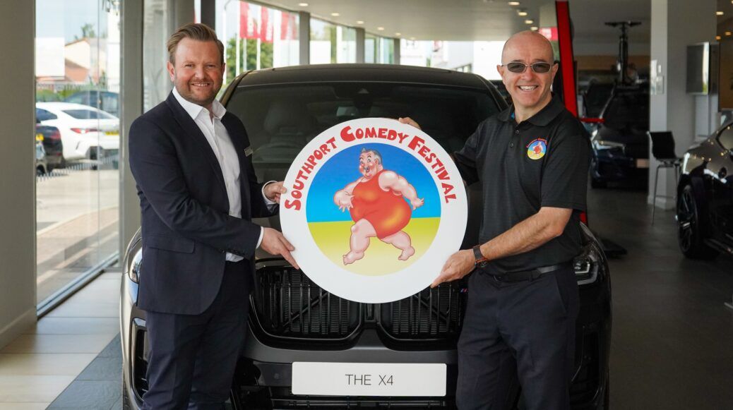 Halliwell Jones BMW drives support for 2023 Southport Comedy